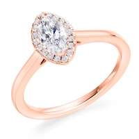 Halo Engagement Ring - (TBCENG4958) - GIA Certificated