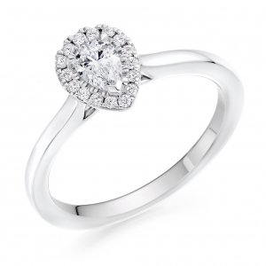 Halo Engagement Ring - (TBCENG4952) - GIA Certificated