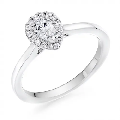 Halo Engagement Ring - (TBCENG4952) 