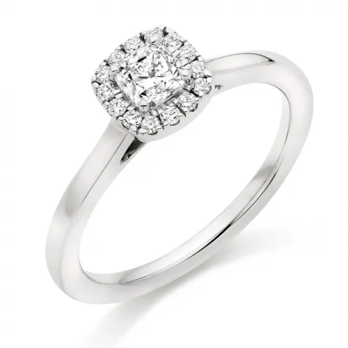 Halo Engagement Ring - (TBCENG6177) 