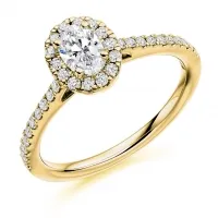 Diamond Halo Engagement Rings