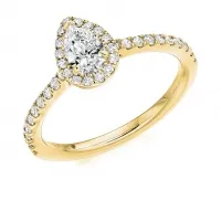 Halo Diamond Ring