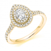 Halo Engagement Ring - (TBCENG4536) - GIA Certificated