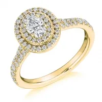 oval halo engagement rings