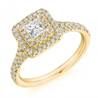 Halo Engagement Ring - (TBCENG5027) - GIA Certificated