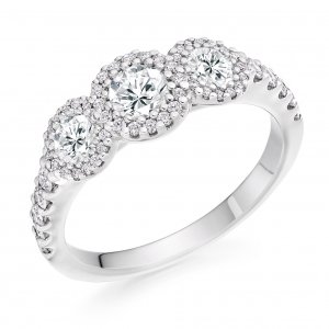 Engagement Ring Trilogy  - (TBCTRL5049) - All Metals
