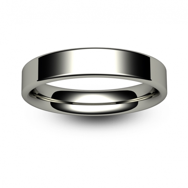 4mm Platinum Wedding Bands - Platinum Bands For Women & Mens