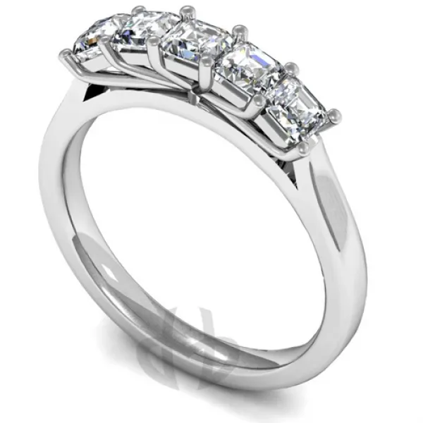 Single Diamond Platinum Ring for Women JL PT LR 135-gemektower.com.vn