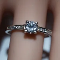 Diamond Shoulder Engagement Rings