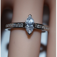 Engagement Ring with Shoulder Stones (TBC864) - GIA Certificate