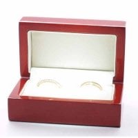 Flat Court Medium - 5mm (FCSM5 W) White Gold Wedding Ring