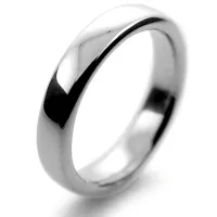 4 mm - Platinum rings