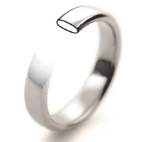 6mm White Gold Wedding Rings