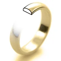 3mm Yellow Gold Wedding Rings 