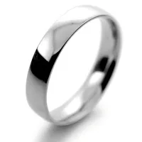 platinum 4mm wedding band