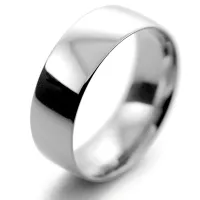 7mm Platinum Wedding Rings