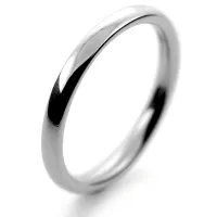 2mm Platinum Ring