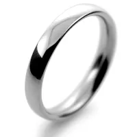 3mm Platinum Court Wedding Ring