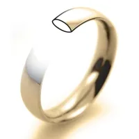 3mm Yellow Gold Wedding Court Ladies in uk