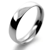 4mm platinum wedding band