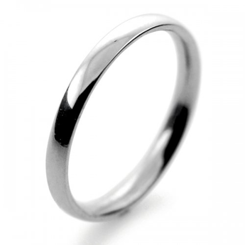 Court Light -  2 mm (TCSL2P) Platinum Wedding Ring 