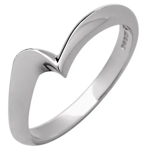 2.5mm Shaped Wedding Ring (R1116) - All Metals