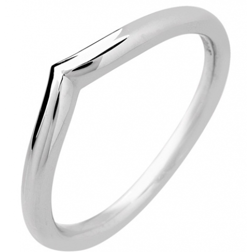 Shaped Wedding Ring 1.7mm (R908) - All Metals