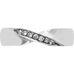 Shaped Wedding Ring 5mm (R923.DI7) - All Metals