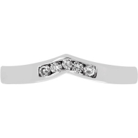 Shaped Wedding Ring 2.8mm (R931.DI5) - All Metals