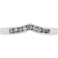 Shaped Wedding Ring 2.5mm (R939.Di.9) - All Metals