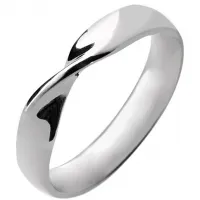 4mm Shaped Wedding Ring | 4mm Shaped Wedding Band