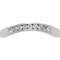 Shaped Wedding Ring 2.7mm (R930DI9) - All Metals