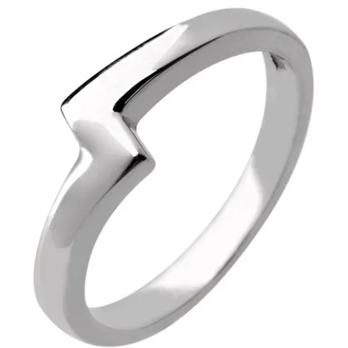 2.5mm V Shaped Wedding Band (R946) - All Metals