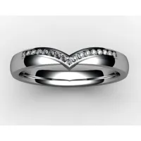 shaped wedding rings