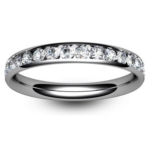Diamond Wedding Ring - Platinum special size L1/2