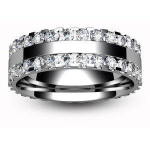 Diamond Wedding Ring -Full Set - All Metals