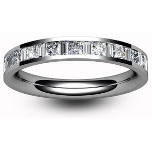 Eternity Ring (TBC6002H) - Half Channel Set - All Metals