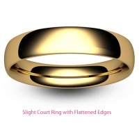 Soft Court Very Heavy - 7mm (SCH7-Y) Yellow Gold Wedding Ring