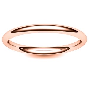 Court Light -  2 mm (TCSL2-R) Rose Gold Wedding Ring Ladies