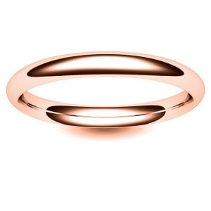 Court Very Heavy -  2.5mm (TCH2.5-R) Rose Gold Wedding Ring