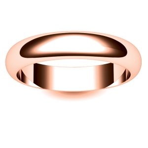 D Shape Rings Wedding - Rose Gold 