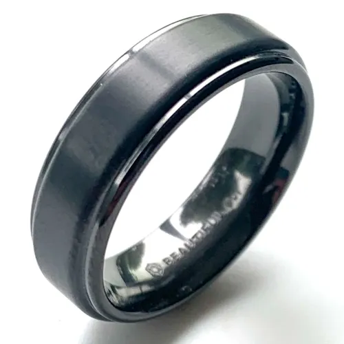 Zirconium Wedding Ring UK Flat Court 3mm-12mm
