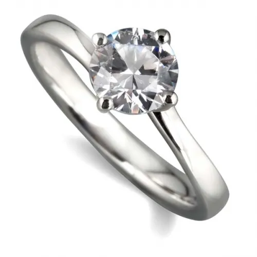 Engagement - Lab Grown Diamond Solitaire Ring