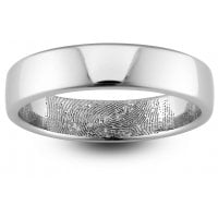Flat Court Light - 3mm Platinum Wedding Ring 