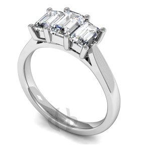 Engagement Ring Trilogy (TBC308) - All Metals