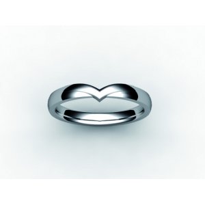 Shaped Wedding Ring Width 2.4mm -All Metals